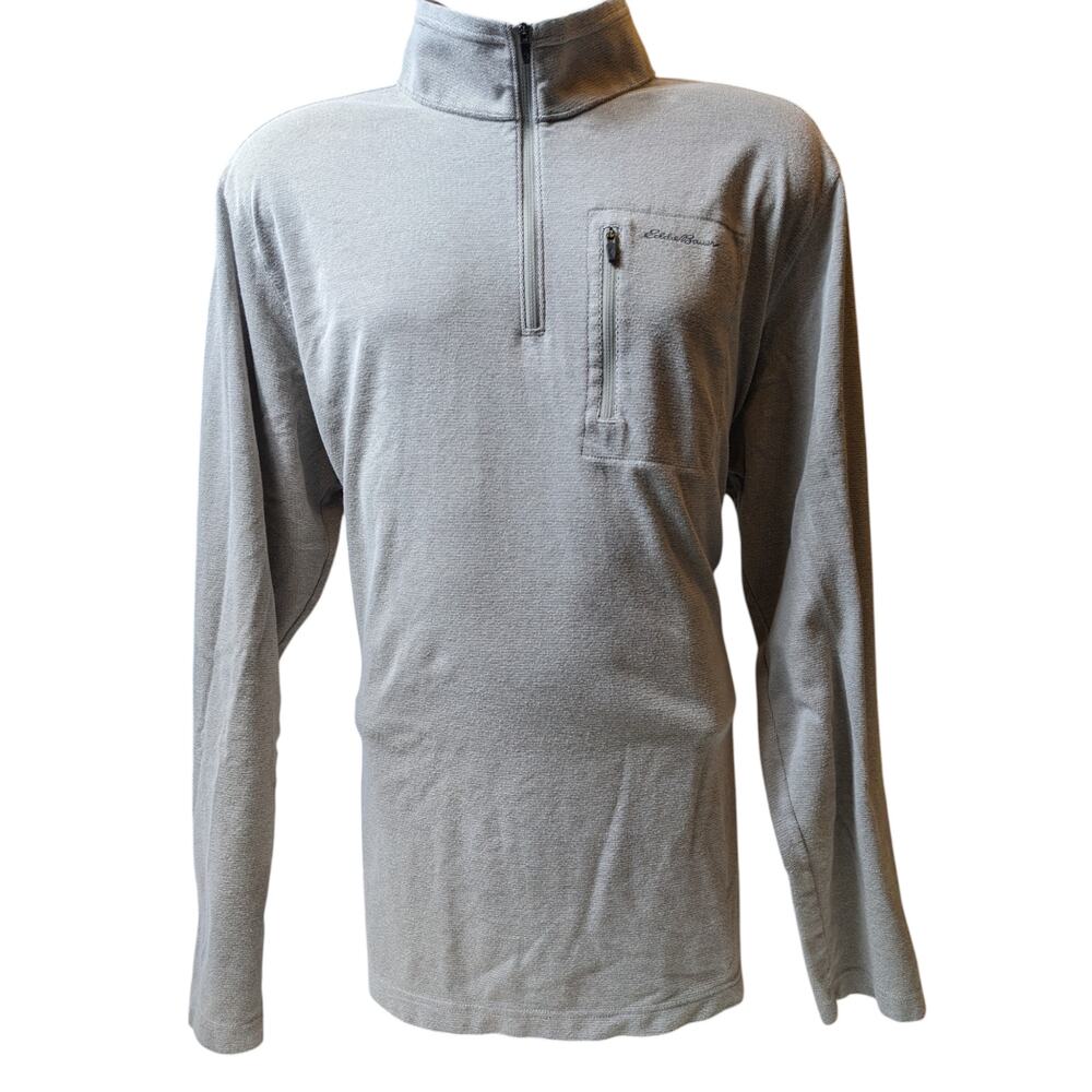 Eddie Bauer Travex Quarter Zip Pullover Mens TXL Tall Light Performance Hiking - Picture 10 of 12